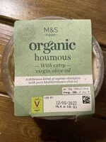 Organic Houmous ~ With added extra virgin olive oil (Marks & Spencer)