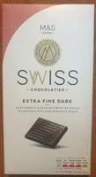 Swiss Chocolate Extra Fine Dark (Marks & Spencer)