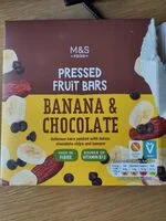 Banana And Chocolate Pressed Fruit Bar (Marks & Spencers)