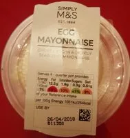 Egg Mayonnaise (Marks & Spencers)