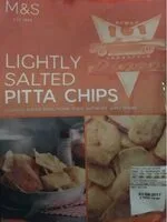 Lightly salted pitta chips (Marks & Spencers)