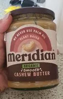 Organic smooth cashew butter (Meridian)