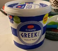 Creamy Greek Natural Yogurt (Milbona)