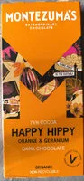 Happy Hippy 74% Cocoa Organic Orange & Geranium Dark Chocolate (Montezuma's)