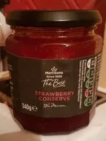Morrison strawberry conserve jam (Morrisons)