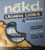 Cashew Cookie Raw Fruit & Nut WholefoodBars (Nakd)