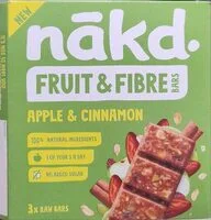Fruit & Fibre Bars Apple & Cinnamon (nakd)