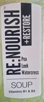 Pea Leek Watercress Soup (Nourish)