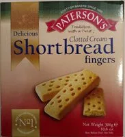Clotted Cream Shortbread Fingers (Paterson's)