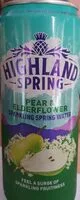 Pear&Elderflower Sparkling Spring Water