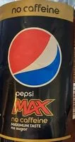 Pepsi max 0 caffeine (Pepsi)