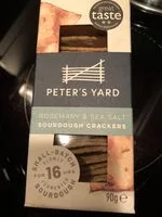 Rosemary & Sea Salt Sourdough Crackers (Peter’s Yard)