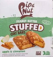 Apple & Cinnamon Peanut Butter Stuffed Oat Bars (Pip & Nut)