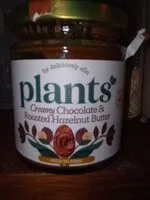 Creamy Chocolate and hazelnut butter (plants)
