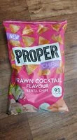 Prawn Cocktail Flavour Lentil Chips (Proper Chips)