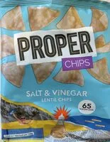 Salt & Vinegar Lentil Chips (Proper Chips)