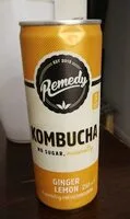 Organic Kombucha ginger lemon (Remedy)