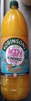 Double Concentrate Orange Squash No Added Sugar (Robinsons)