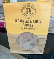 5 Oatmeal & Raisin Cookies (Sainsbury's)