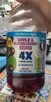 Apple and blackcurrant squash (Sainsbury's)