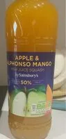 APPLE & MANGO HIGH JUICE SQUASH (Sainsbury's)