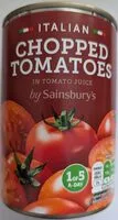 CHOPPED TOMATOES in tomato juice (Sainsbury's)