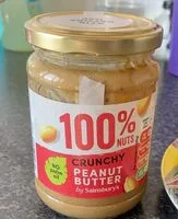 crunchy peanut butter (Sainsbury's)