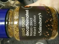 decaffeinated freeze dried coffee (Sainsbury's)