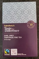 earl grey fair trade tea (Sainsbury's)