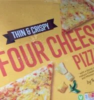Four cheese pizza (Sainsbury's)