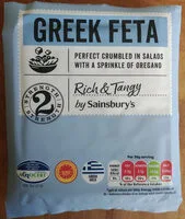 Greek PDO feta cheese (Sainsbury's)