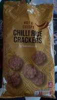 HOT & CRISPY CHILLI RICE CRACKERS (Sainsbury's)