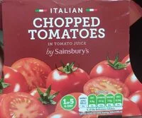 Italian Chopped Tomatoes 4 Pack (Sainsbury's)