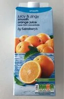 Juicy & zingy 100% orange juice squeezed