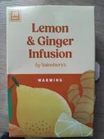 Lemon & Ginger Infusions Bags (Sainsbury's)