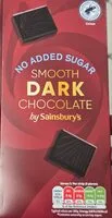 No Added Sugar Smooth Dark Chocolate (Sainsbury's)