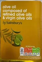 Olive oil composed of refined oliveoils & virgin olive oilsp (Sainsbury's)