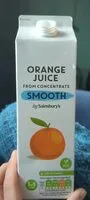Orange juice from concentrate smooth (Sainsbury's)