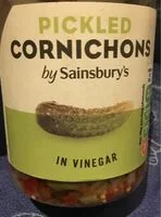 Pickled cornichons (Sainsbury's)