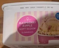 Rasberry ripple soft scoop (Sainsbury's)