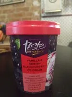 Vanilla and British black currant ice cream (Sainsbury's, Sainsbury's taste the difference)