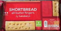 SHORTBREAD all butter fingers (Sainsbury's)