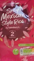 Spicy Mexican style rice (Sainsbury's)