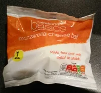 MOZZARELLA CHEESE BALL (SAINSBURY'S STANDARD STREET CO.)