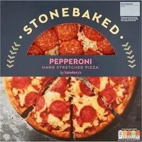 Stonebaked Pepperoni Hand Stretched Pizza (Sainsbury's)