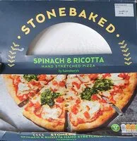 Stonebaked Spinach & Ricotta Hand Stretched Pizza (Sainsbury's)