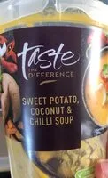Sweet potato coconut and chilli soup (Sainsbury's)