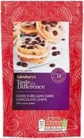 Taste the Difference Cook's Belgian Dark Chocolate Chips (Sainsbury's, Taste the difference)