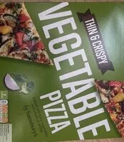 vegetable pizza (Sainsbury's)