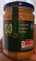 Smooth Peanut Butter (Sainsburys organic)